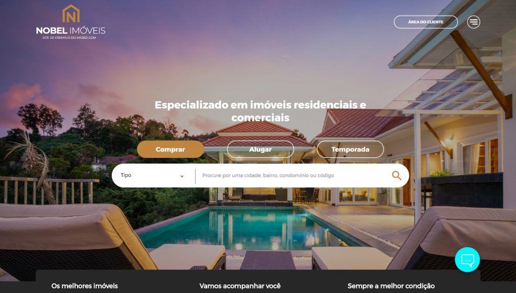 Para Imobiliárias que trabalham com imóveis de alto padrão